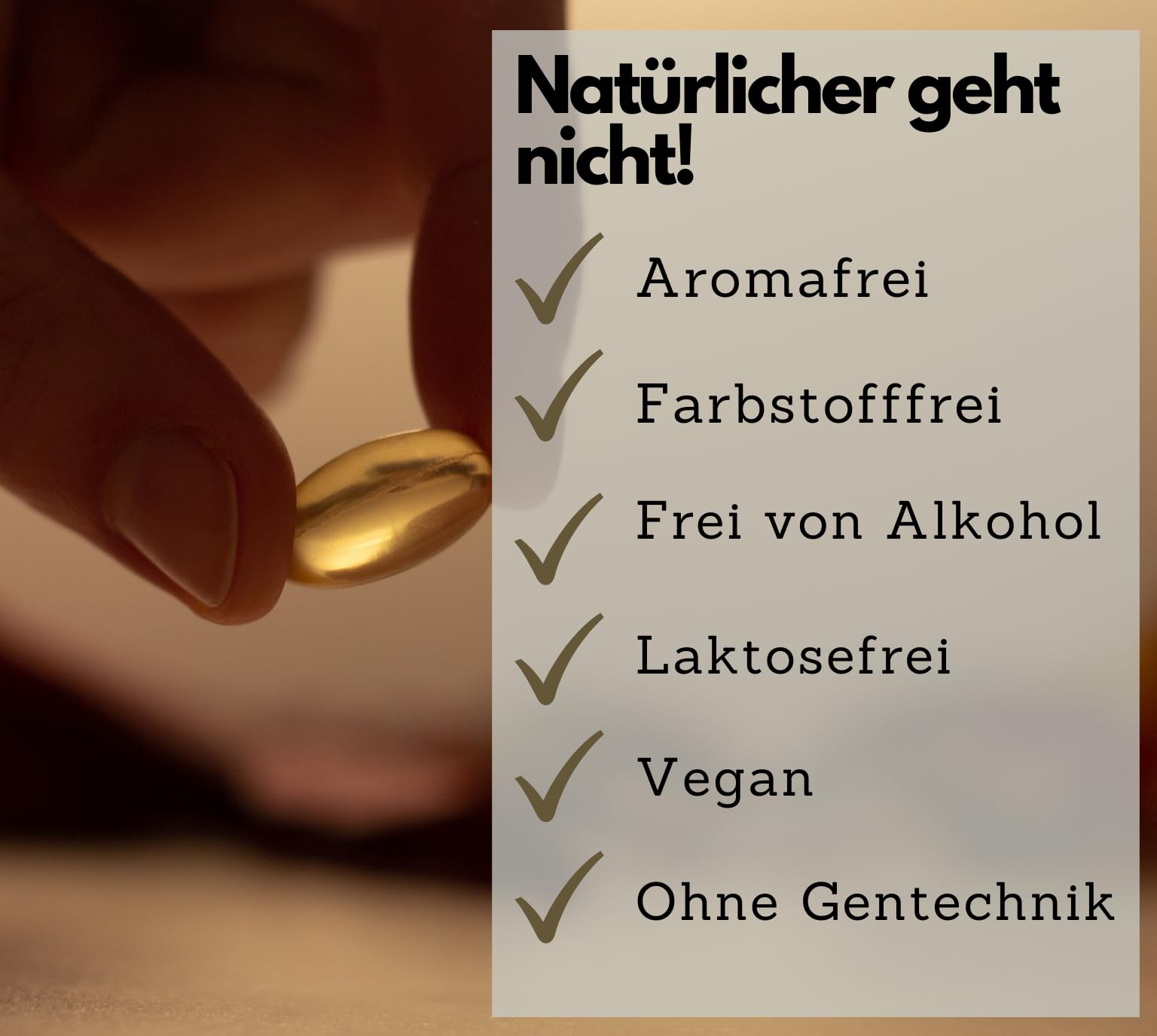 Omega 3 vegan + D3 & K2, 120 Kapseln, 1100mg Algenöl mit 600mg DHA & 300mg EPA + 1000 IE Vitamin D3 + 40 µg Vitamin K2 - O3 D3 K2, hochdosiert & laborgeprüft