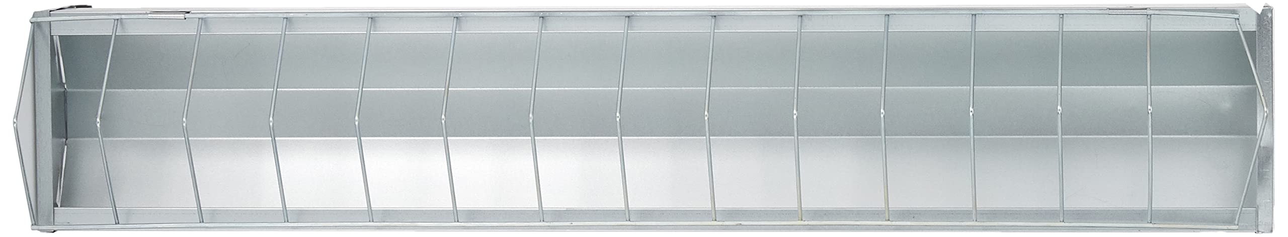 Kerbl 71302 koryto do karmienia kur, ocynkowane 75 cm długości 10 cm szerokości