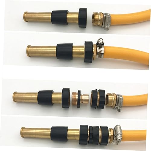 Miniatura 8 de Yardwe Boquilla de manguera de aluminio Manguera de alta resistencia Boquilla de aleación de aluminio Boquilla de manguera de jardín Boquilla de