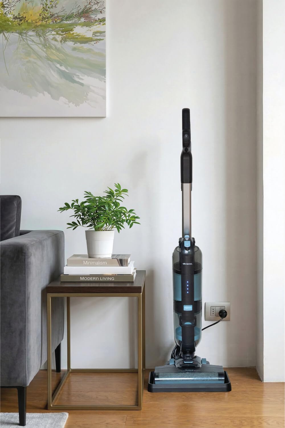 Ariete 2487 Aquaforce Easy Wash&Vacuum, Lavapavimenti con filo, 600W