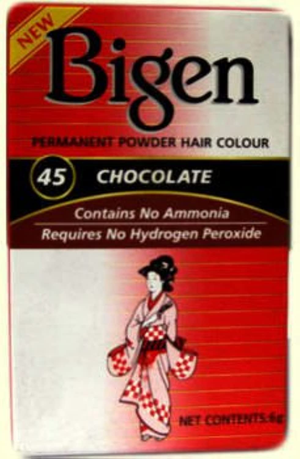Bigen Powder Hair Color, Chocolate, 0.21 Oz (BU02P03505)