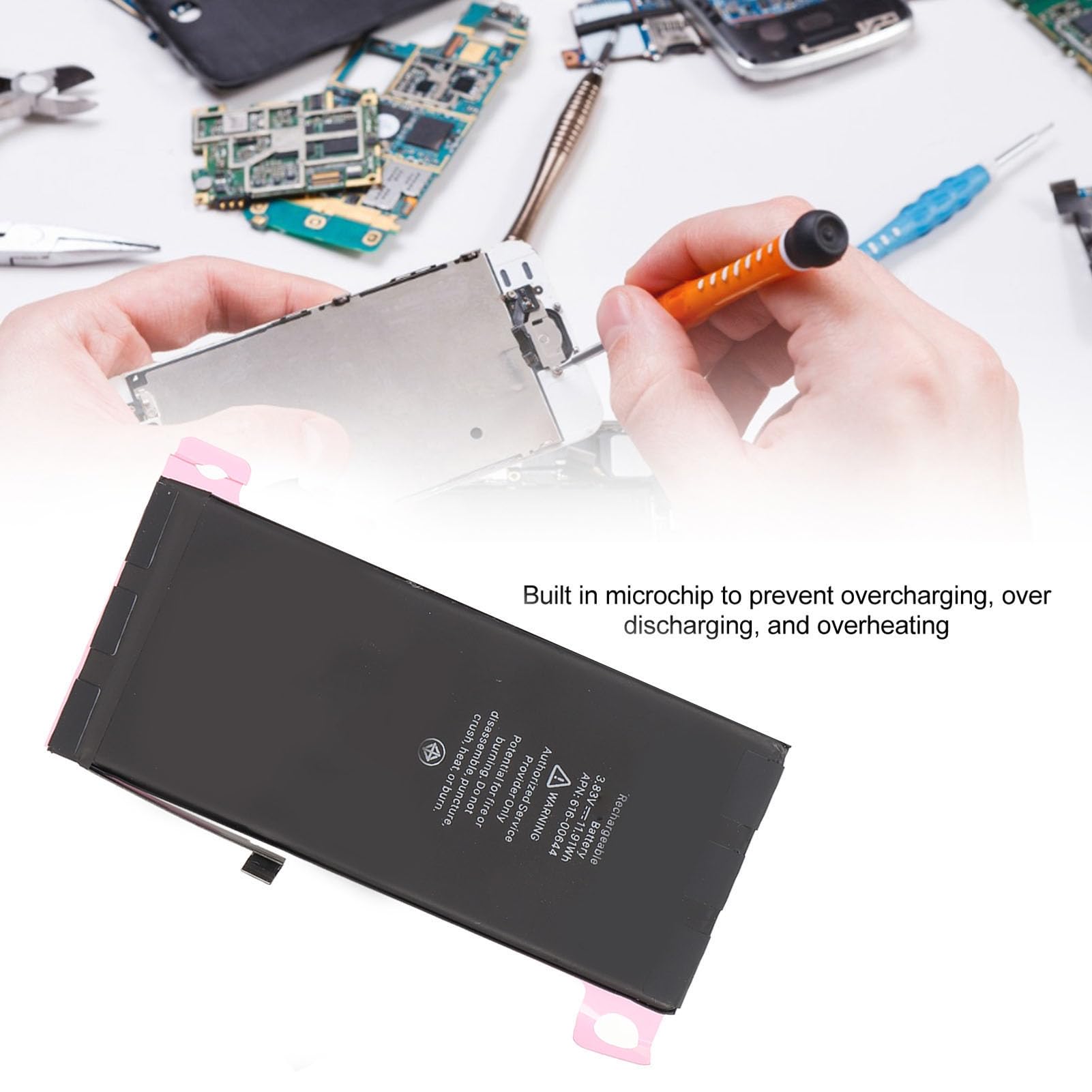 3110mAh Battery for iPhone 11, 3.83V 11.91Wh High Capacity 0 Cycle