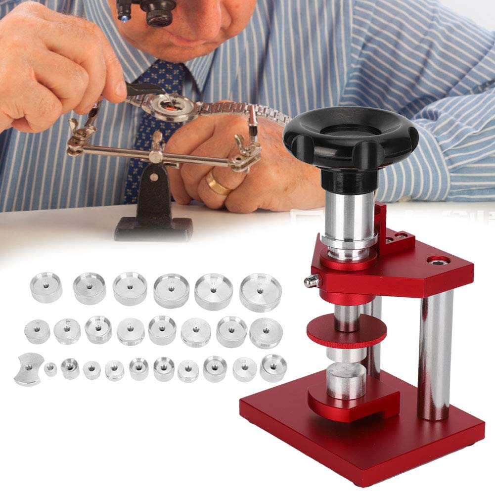 CHICIRIS Herramienta de Prensa para Reloj con Acero de Aleación, Matrices