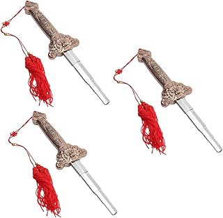 Toddmomy 3 Pçs Tai Chi Brinquedos Clássicos Retráteis Brinquedos Ao Ar Livre Conjuntos De Jogos Ao Ar Livre Pvc Telescópico Tai Chi Esportes Tradicional Tai Chi Aço Inoxidável China Mais