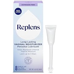 Replens Long Lasting Vaginal Moisturizer for Vaginal Dryness Doctor Recommended Estrogen-Free 8 Pre-Filled Applicators
