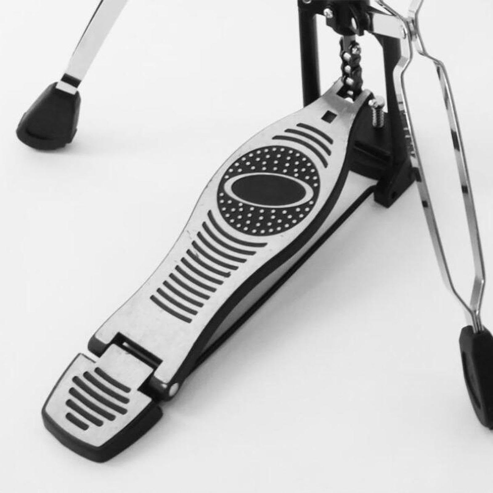 Oshhni Hi Hat Tripode Stand, supporto per tamburi, braccio di piatti a 3 gambe a doppio preparato, altezza regolabile per lo strumento musicale del