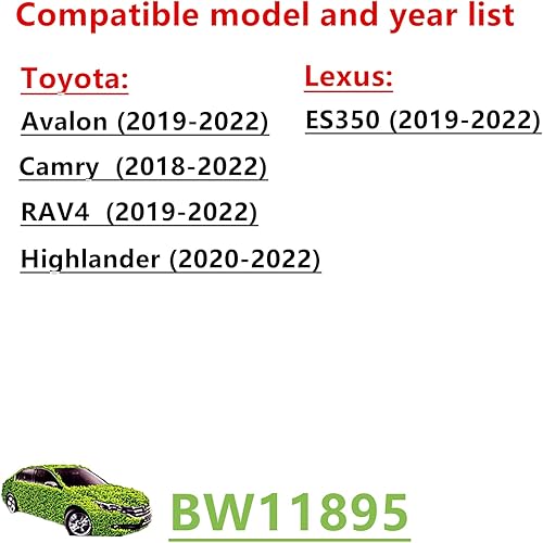 Miniatura 2 de Filtro de aire de motor para ES350, AVALON, CAMRY (2018-2024), HIGHLANDER (2020-2024), RAV4 (2019-2024), no apto para híbridos
