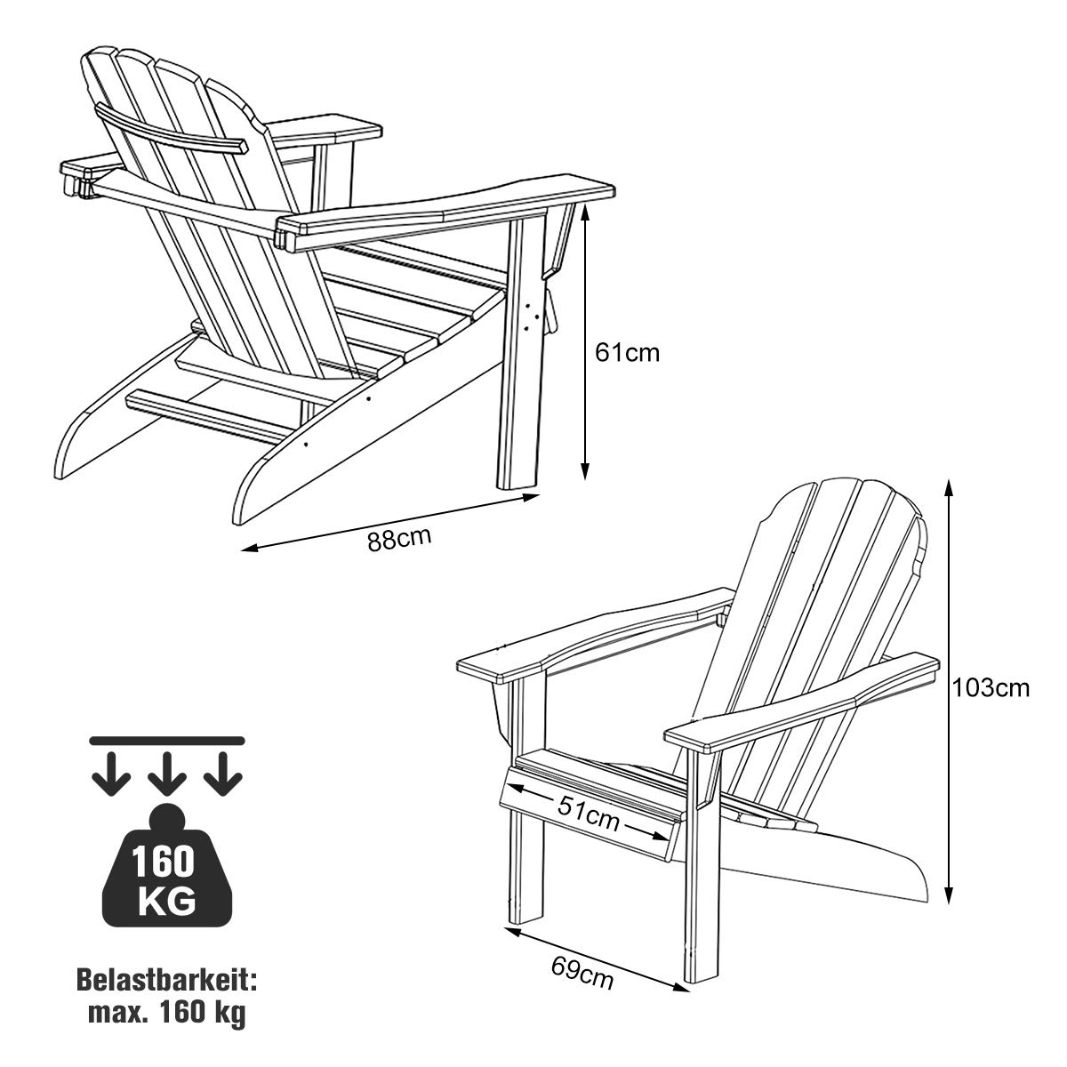 Adirondack stoel kopen? Canadian chairs vind je hier! | Leen Bakker