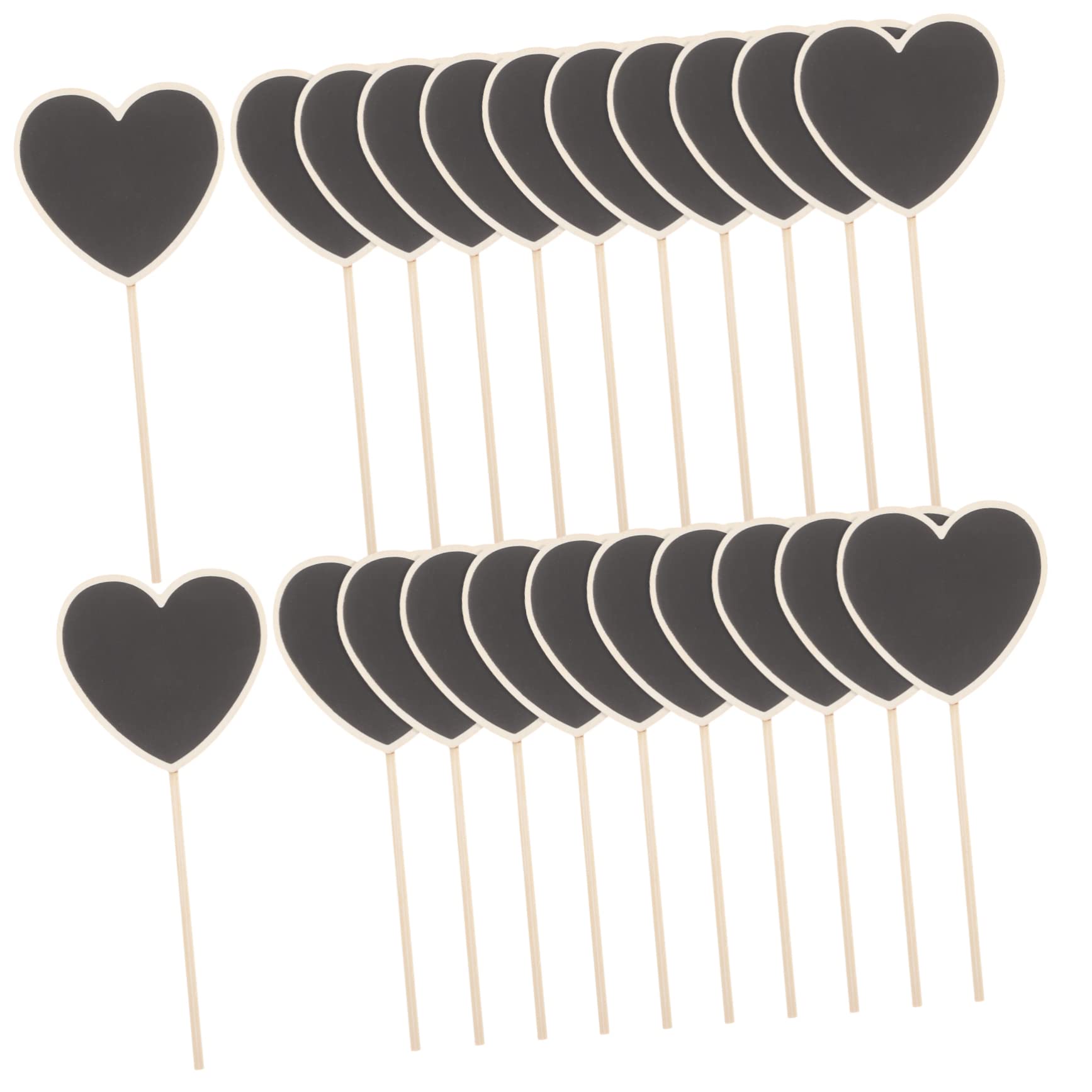 VICASKY 150 Pezzi Etichette per Piante Forma in Legno Segnaposto da Resistenti e Facili da Inserire Decorazioni per Piante in Vasi e Aiuole Accessori Pratici per Giardinaggio e Fioristi