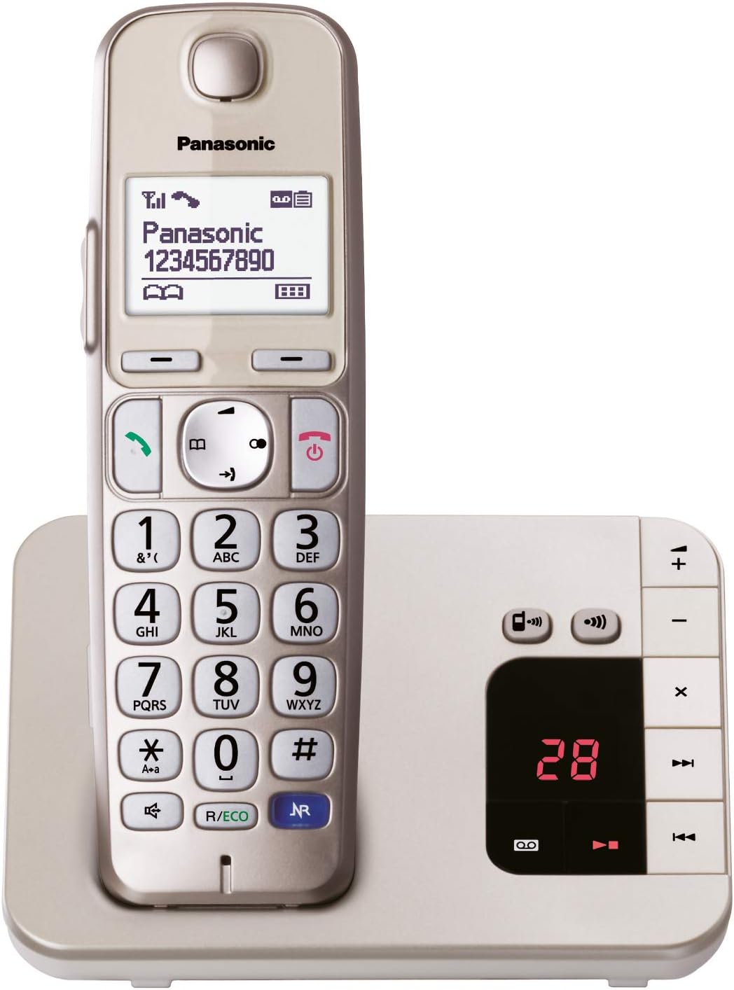 Panasonic KX-TGQ500GS Seniorentelefon (DECT IP-Telefon It Großen