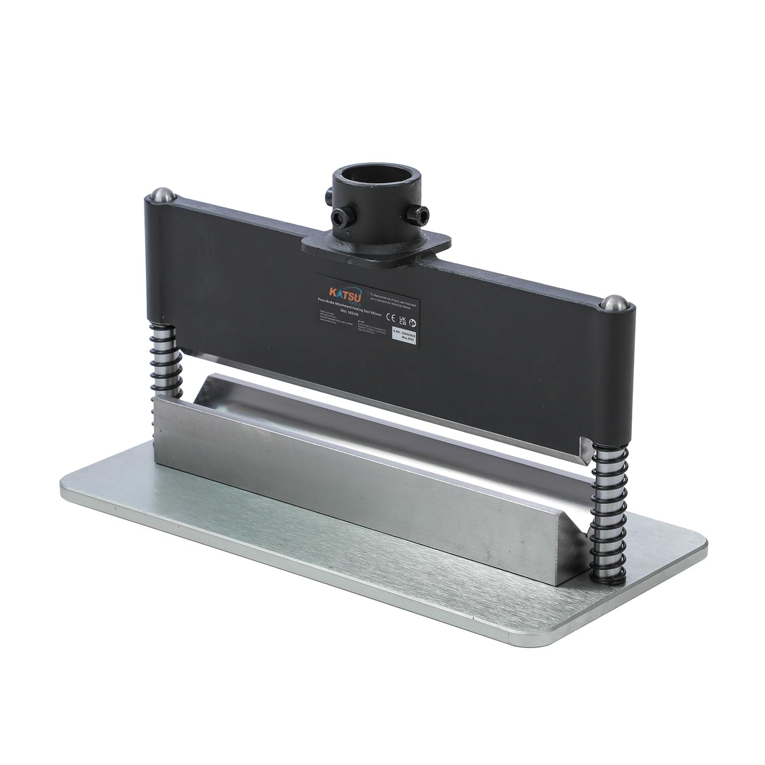 KATSU Tools Abkantpresse – Befestigung an den meisten hydraulischen Ladenpressen mit 12–20 Tonnen, maximale Biegelänge, 5 mm maximale Dicke, Bremsmetallbiegemaschine