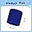 Bememo 12 Pack Wrist Sweat Bands for Women and Men, Sports Wristbands, Tennis Sweatbands, Moisture Wicking Neon Colored Wristband for Working Out, Football, Basketball(2.36 Inch,Bright Blue)