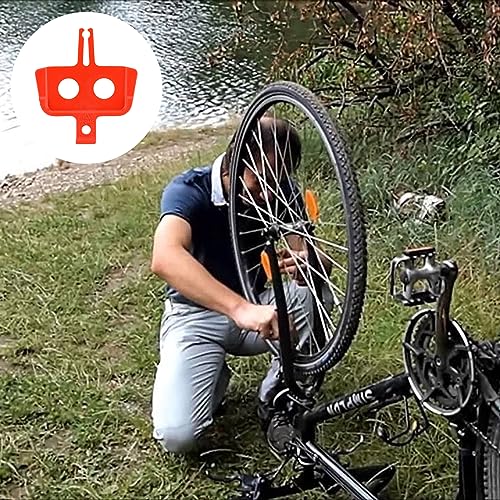 YUGUOLAN 4 Stück Fahrrad Scheibenbremsen Abstandshalter, Scheibenbremse, Fahrrad Abstandshalter, Transportsicherung Scheibenbremse, Bremsscheiben Schutz, Für Fahrradzubehör