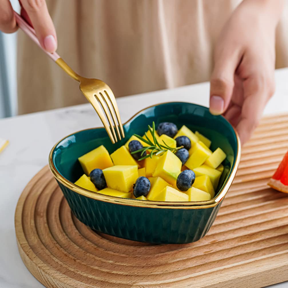 1pc Cuenco Adorable Cuenco versátil Tazón de té de la Tarde Bocadillos Postre Cuenco Cuenco de cerámica Cuencos para Servir Ensaladas Tazón de Fruta Cereal Pasta Cuenco para Mezclar