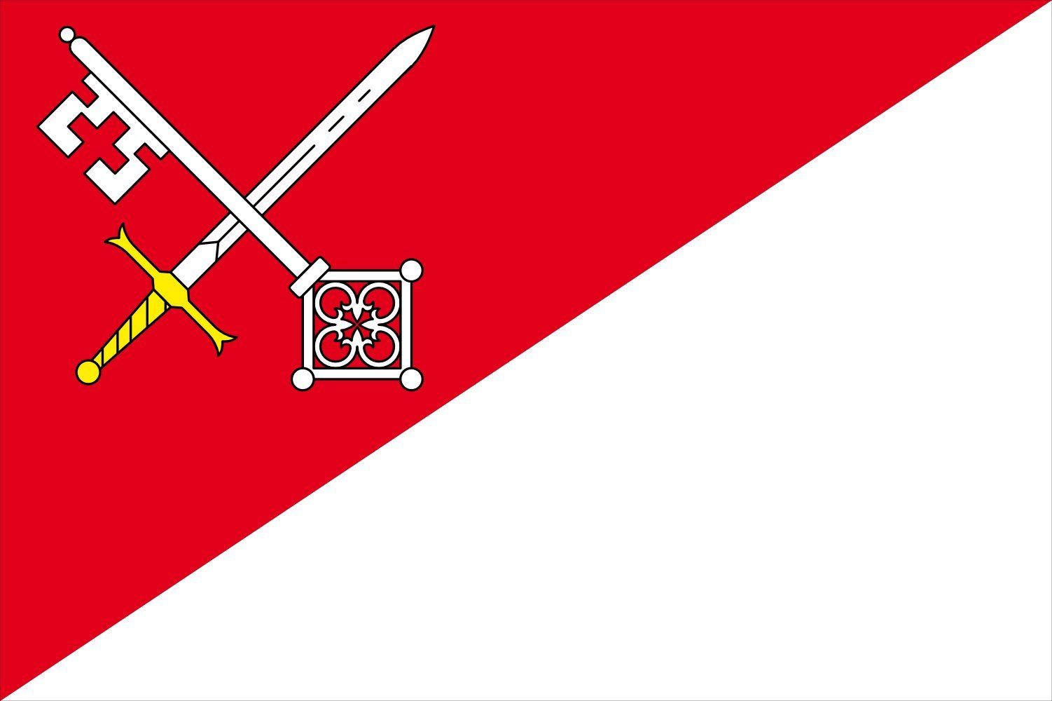 Drapeau Vilémov république tchèque vlajka pour pavoisement extérieur