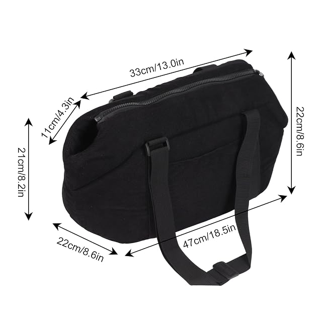 Foto 7 de 8 de Bolsa para Mascotas pequeña, Bolsa para Perros Suave Que Respira, Comida Caliente para Caminar y Hacer