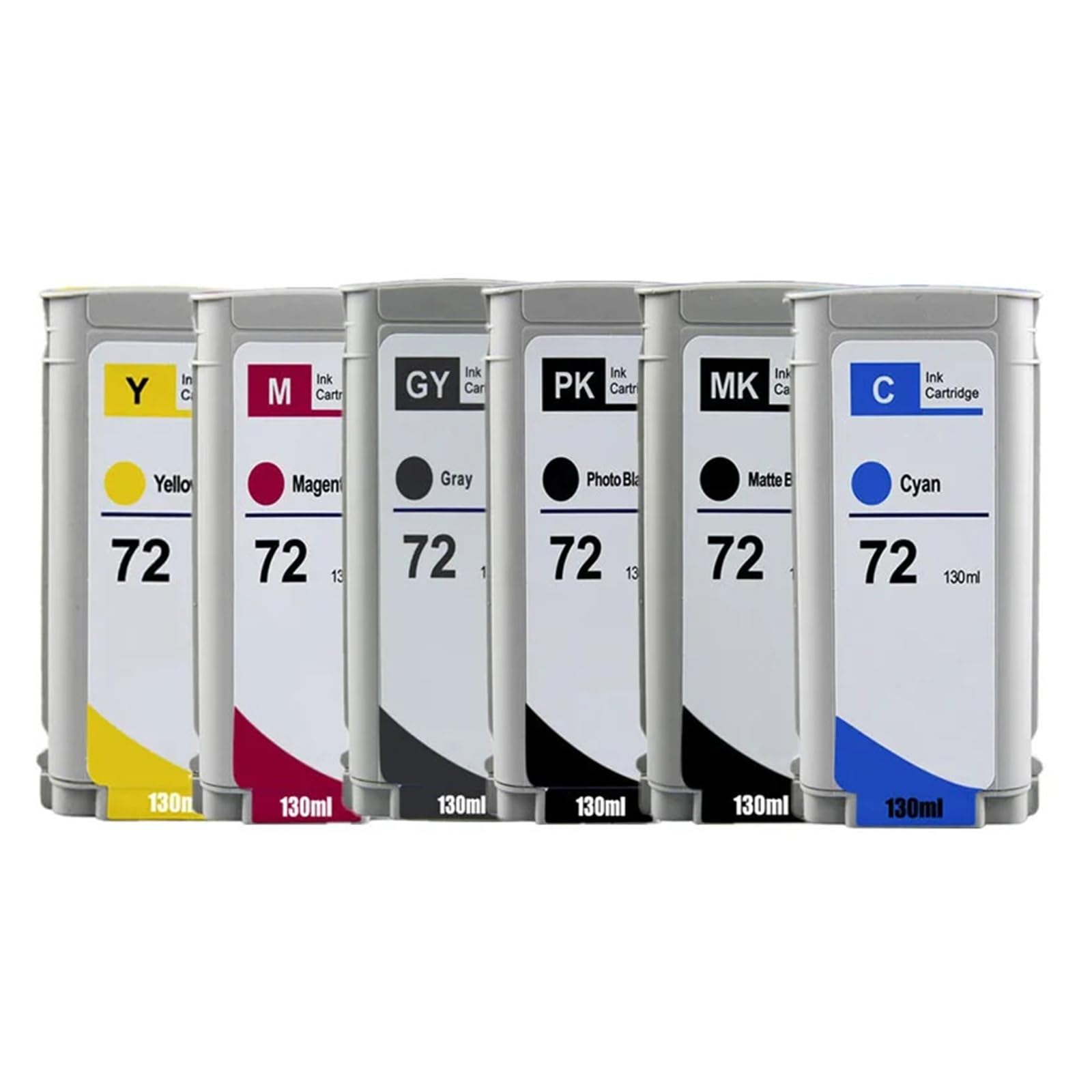 72 Cartuchos de Tinta 72XL compatibles con HP DesignJet T1100 T610