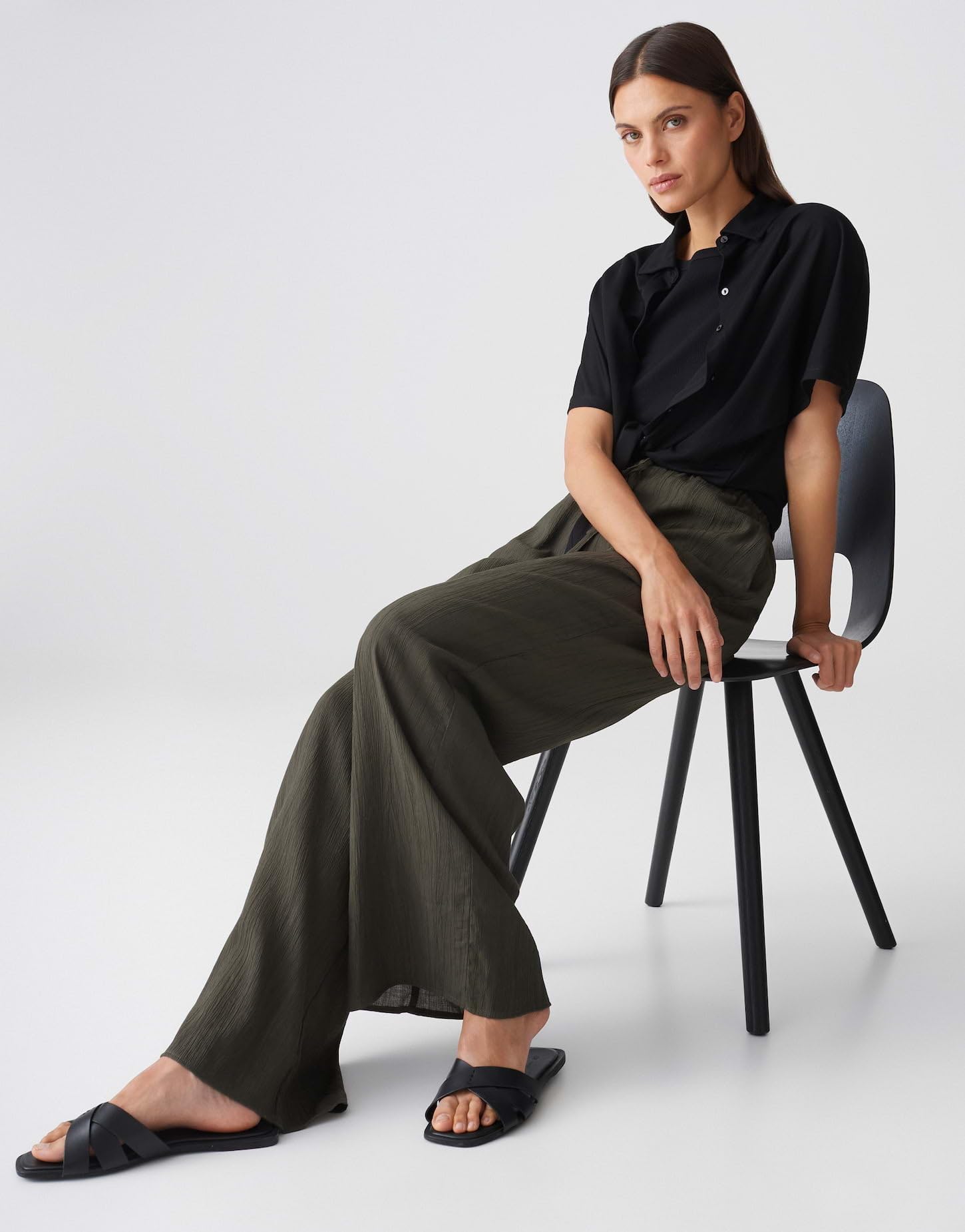 OPUS Damen Wide Leg Pants | MAROU Sunset Wide Leg Pants aus ECOVERO™ Viskosemix