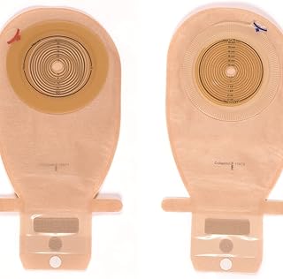 Assura EasiClose 1-piece WIDE Outlet, Extra-Extended Wear Pouch - Opaque, Non-Convex, Cut-to-fit 3/8