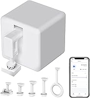 Vista 1 de Empujador de botón de interruptor inteligente: Bluetooth Fingerbot Plus con kit de herramientas para cualquier botón e interruptores, control
