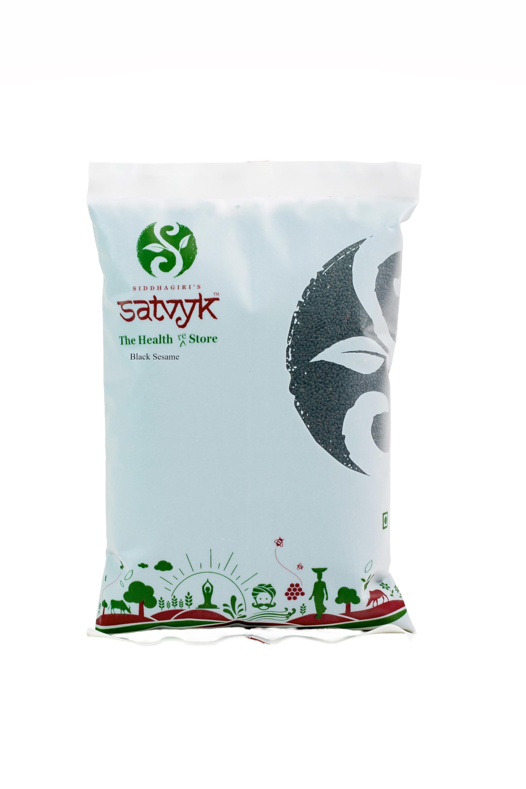 S Siddhagiris SATVYK THE HEALTH re STORE Organic Whole Black Sesame (100gm) - Organic Black Til | Non - GMO | Antioxidant Rich | Raw Black Sesame Seeds | Clean Black Til (B07VSR84BM) Amazon Price History, Amazon Price Tracker
