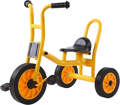 Triciciclo para niños de 2 años + , triciclo de 3 ruedas con ruedas grandes, equipo de juego para niños al aire libre para preescolar, guardería,