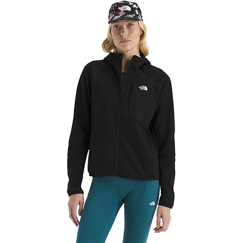 THE NORTH FACE Women's TNF Performance Fleece Full Zip Hoodie | Lightweight Hooded Top, Elastic Binding & Zip Pockets