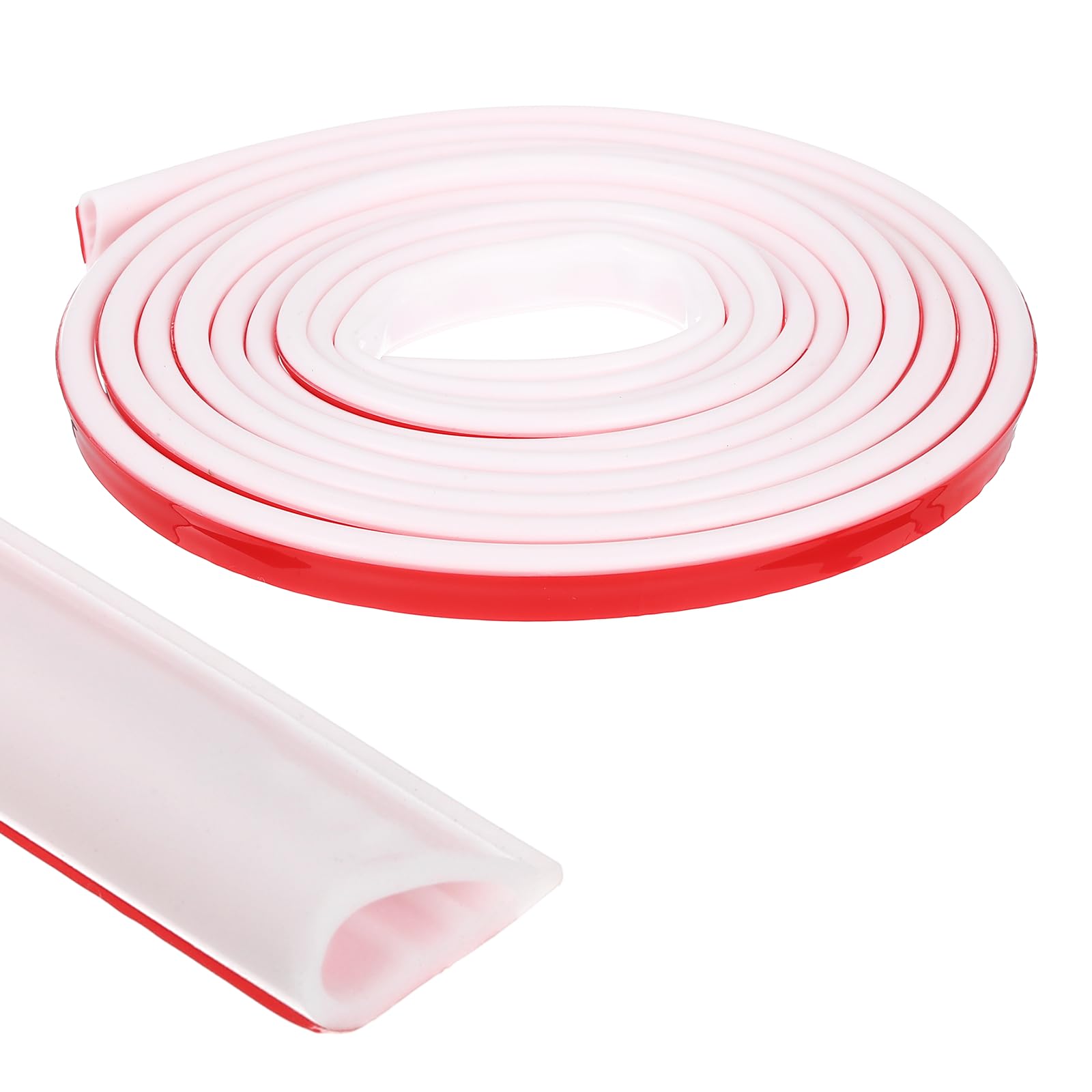 Nexarelle Smoke Fire Seal Strip 3 m Door Seal Tape 13mm x 6mm White