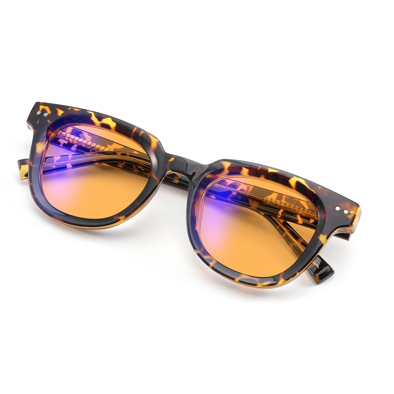 UrbanLens Blue Light Blocking Reading Glasses Amber Blue Blocker Lens - For Better Sleep, Reduce Eye Strain for Women + Men (Tortoise, 1.5, x)