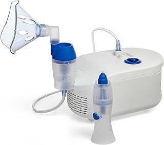 C102 Total 2-in-1 Nebuliser with Nasal Shower - Comprehensive Respiratory Treatment Device for Both Adults and Children, Effective for Managing Respiratory Conditions