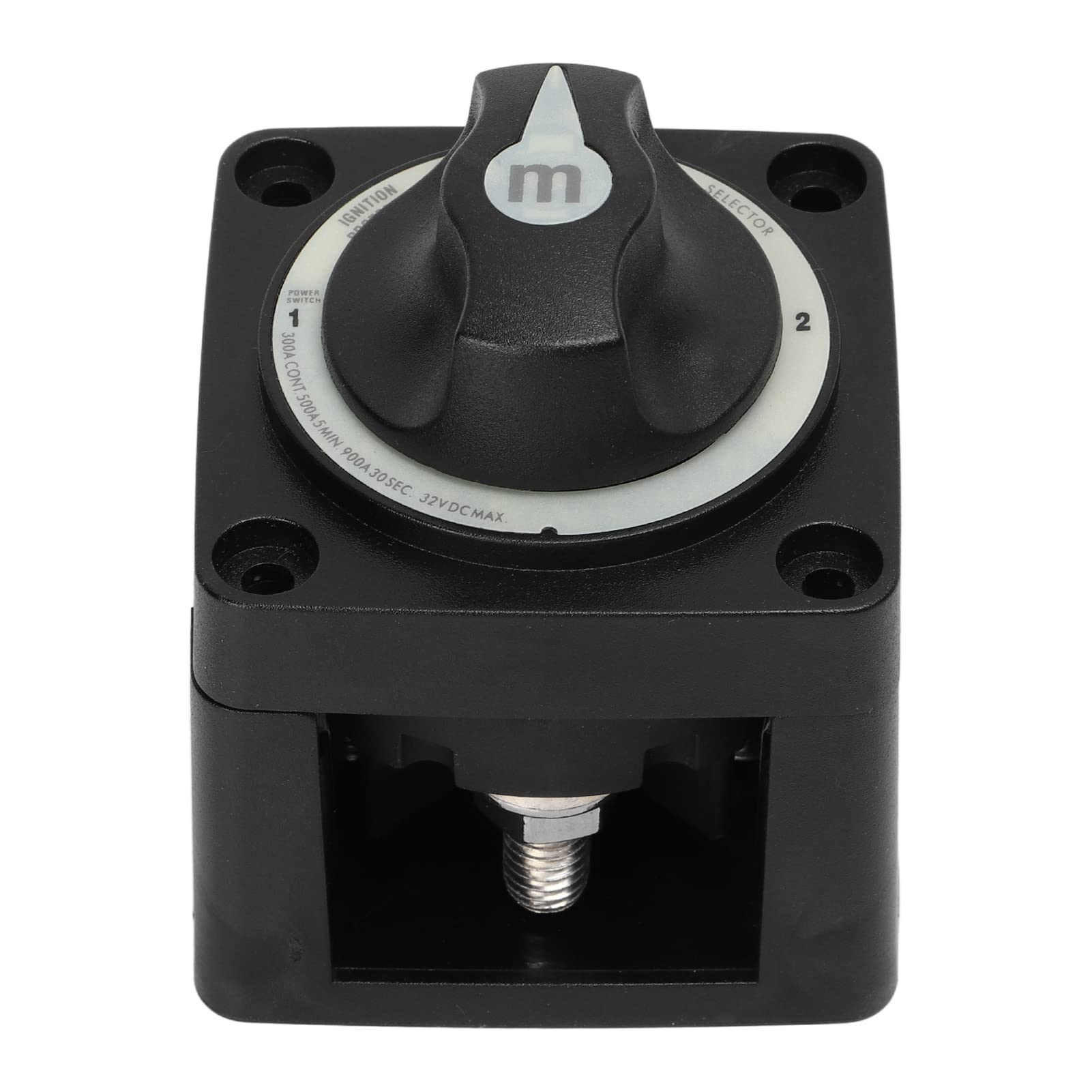 Interrupteur de batterie 300 A - Interrupteur de batterie robuste à 3 positions - Pour camping-car, bateaux