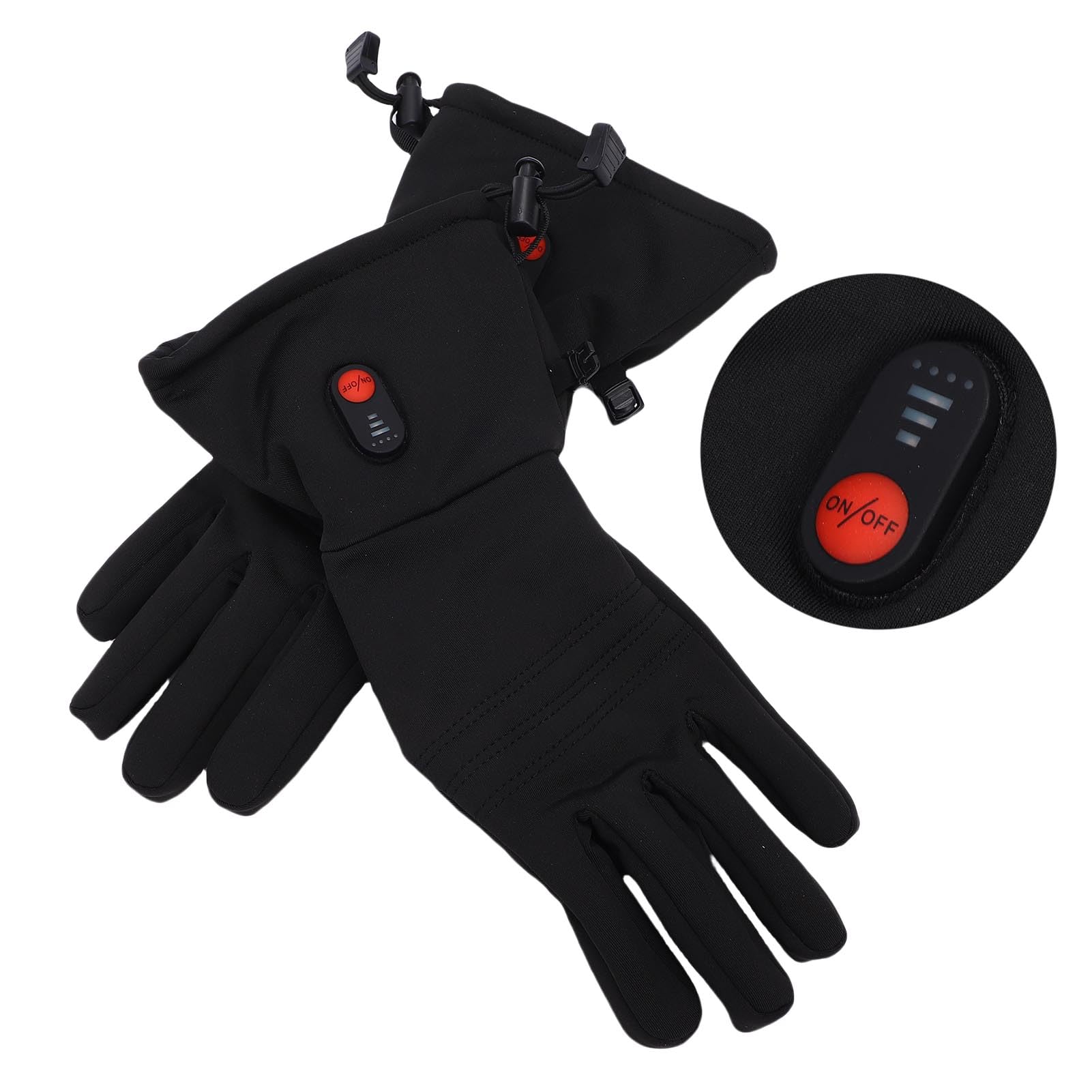 Forros de Guantes Calefactables con Pantalla Táctil Recargable, Guantes Gruesos y Cálidos para Ciclismo, esquí y Senderismo