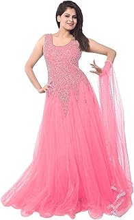 pink colour ka gown