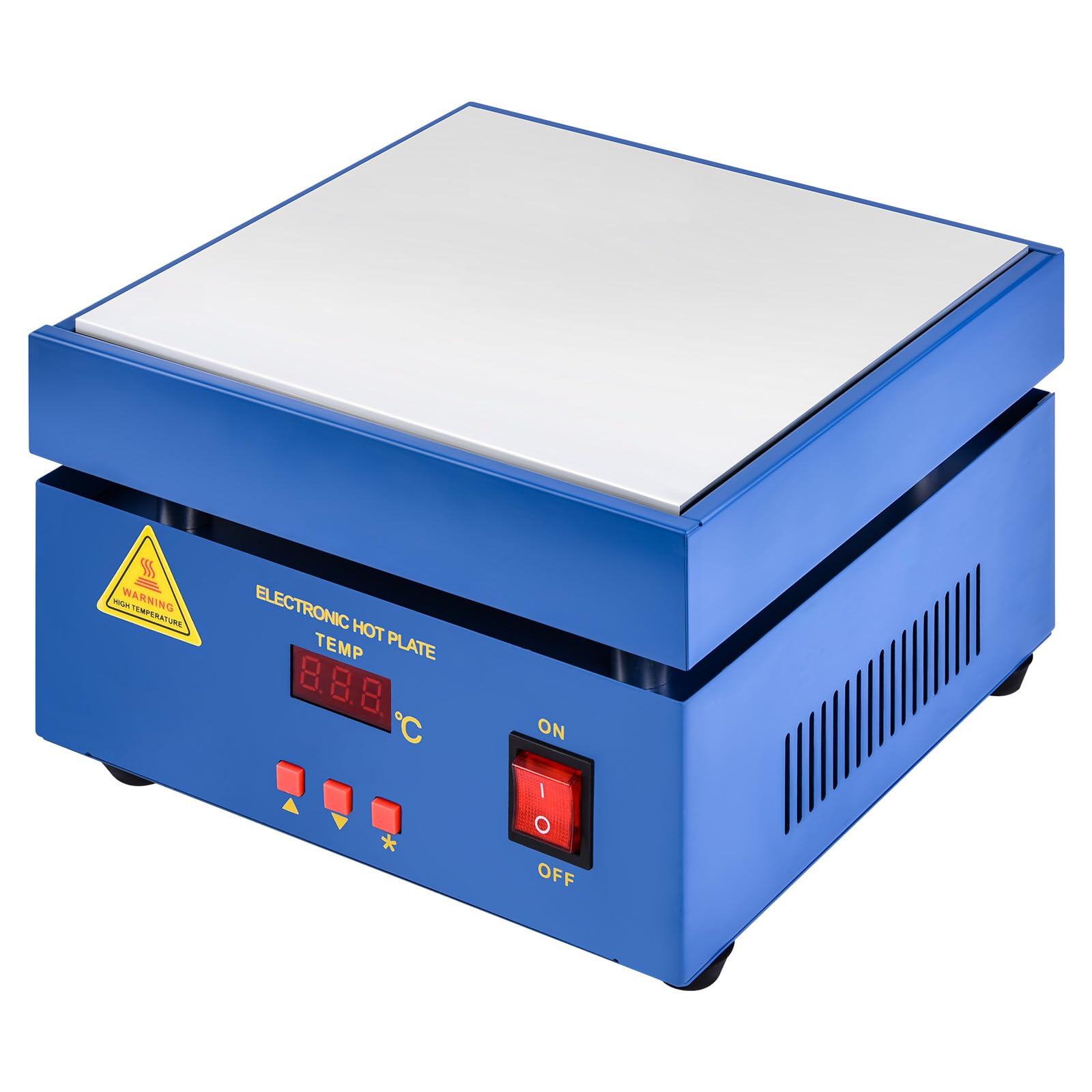 PCB, piastra riscaldante elettrica, 800 W, stazione di riscaldamento a LED, microcomputer, 30 – 400 °C, stazione di preriscaldamento per riscaldamento dei componenti, SMD, rimozione PCB e saldatura