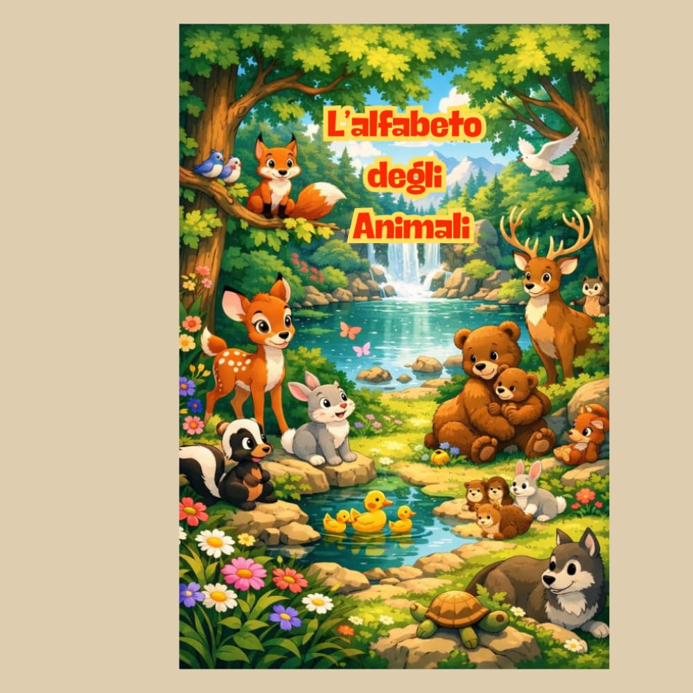 L'ALFABETO DEGLI ANIMALI: LIBRO DA COLORARE