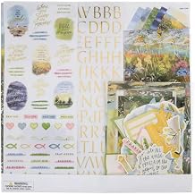 Tree House Studio Faith Watercolor Papercrafting Kit - Includes 62 Pieces