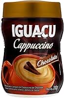 Cappuccino Solúvel Chocolate Iguaçu Pote 200g