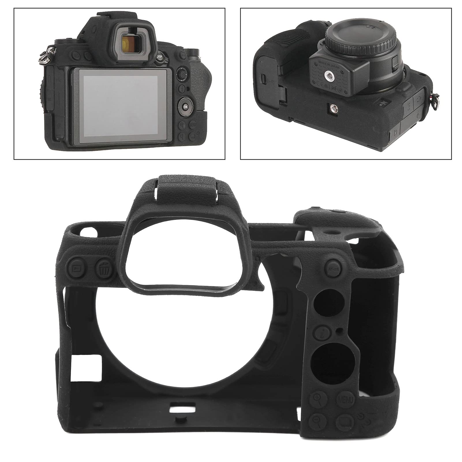 Custodia protettiva in silicone per fotocamera Z6II Z7II, protezione duratura contro la polvere per fotografi