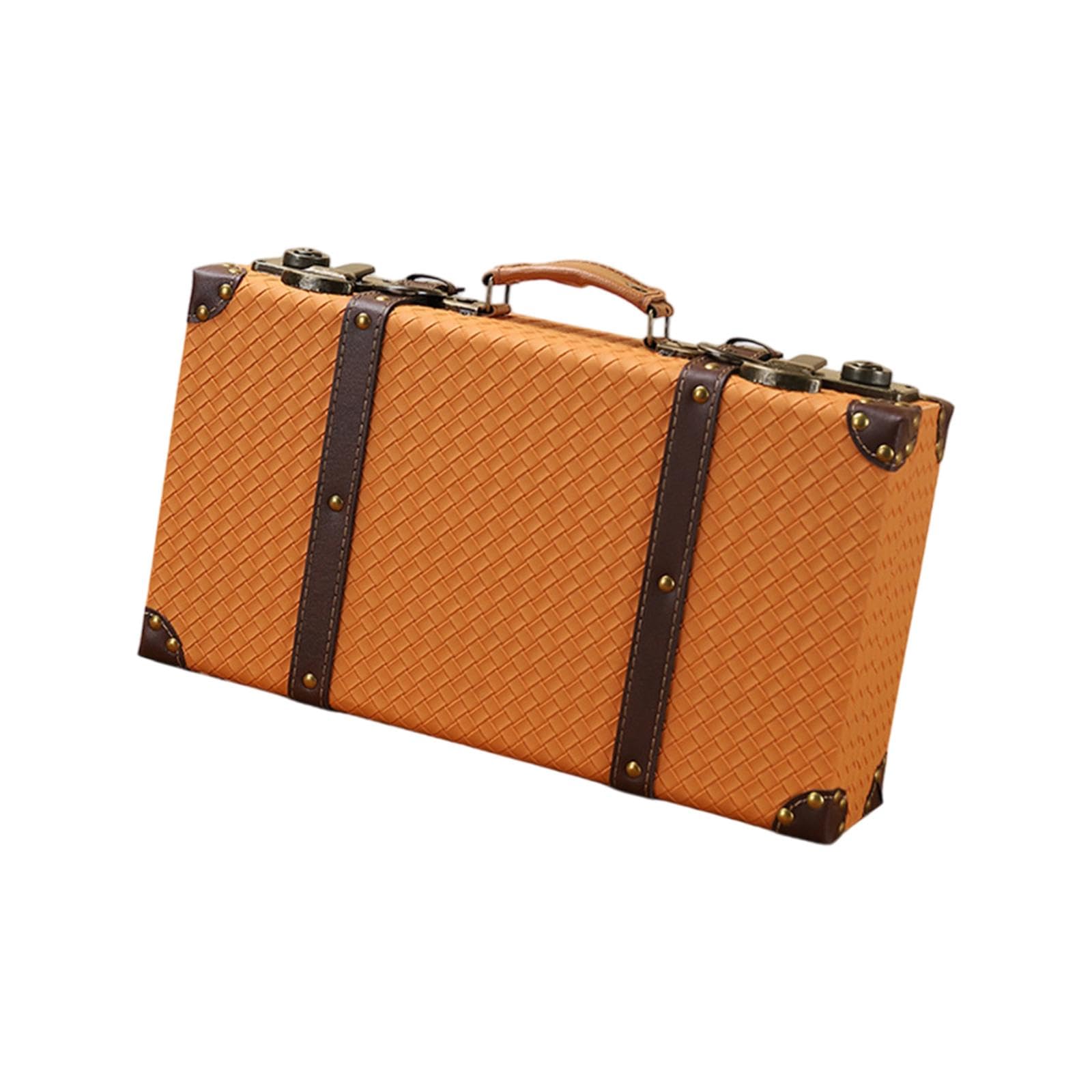 CALANDIS™ Retro Suitcase Display Box Luggage Trunk for Household Window Display Travel Small | Vintage Luggage & Travel Accs-image-6