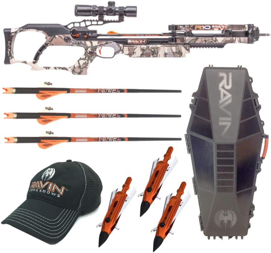 Ravin Crossbows R10 400 FPS Crossbow Elite Bundle (4 Items)
