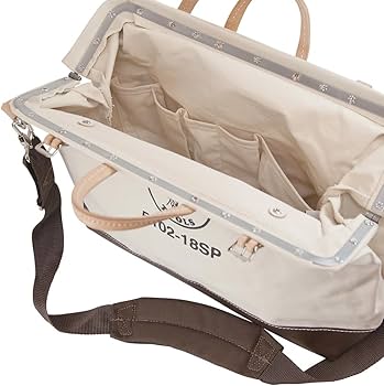 Klein Tools 5102-18SP Deluxe Canvas Tool Bag Made of Natural