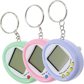 ibasenice Pet 3pcs Electric Pet Machine Kid Toy Mini Toy Kids Decor Virtual Electric Digital Pet Live Pets Early Educati Game Office Supply Leisure Plaything Kids Machine Plaything Palm