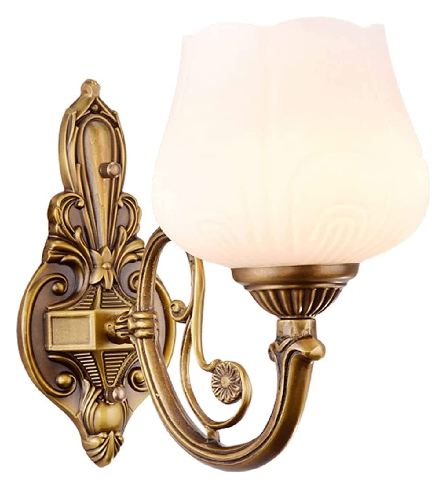 ZTCHSENZT Wall Lamp Light Style Copper Creative Bedroom Bedside Lamp Modern Minimalist Aisle Corridor Luxury Romantic Staircase Lamps Wall Light,Gray