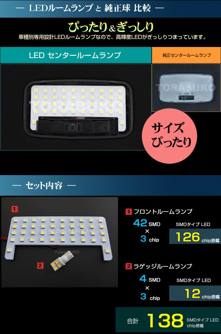 Amazon | アクア LED ルームランプ MXPK10 MXPK11 MXPK15 MXPK16 AQUA