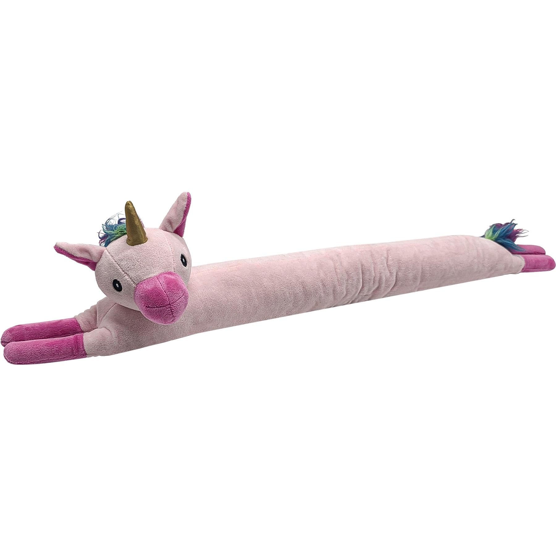 A2Z 3D Animal Face Draught Excluder 78cm Door Window Draft Wind Stopper - Draught Excluder Unicorn