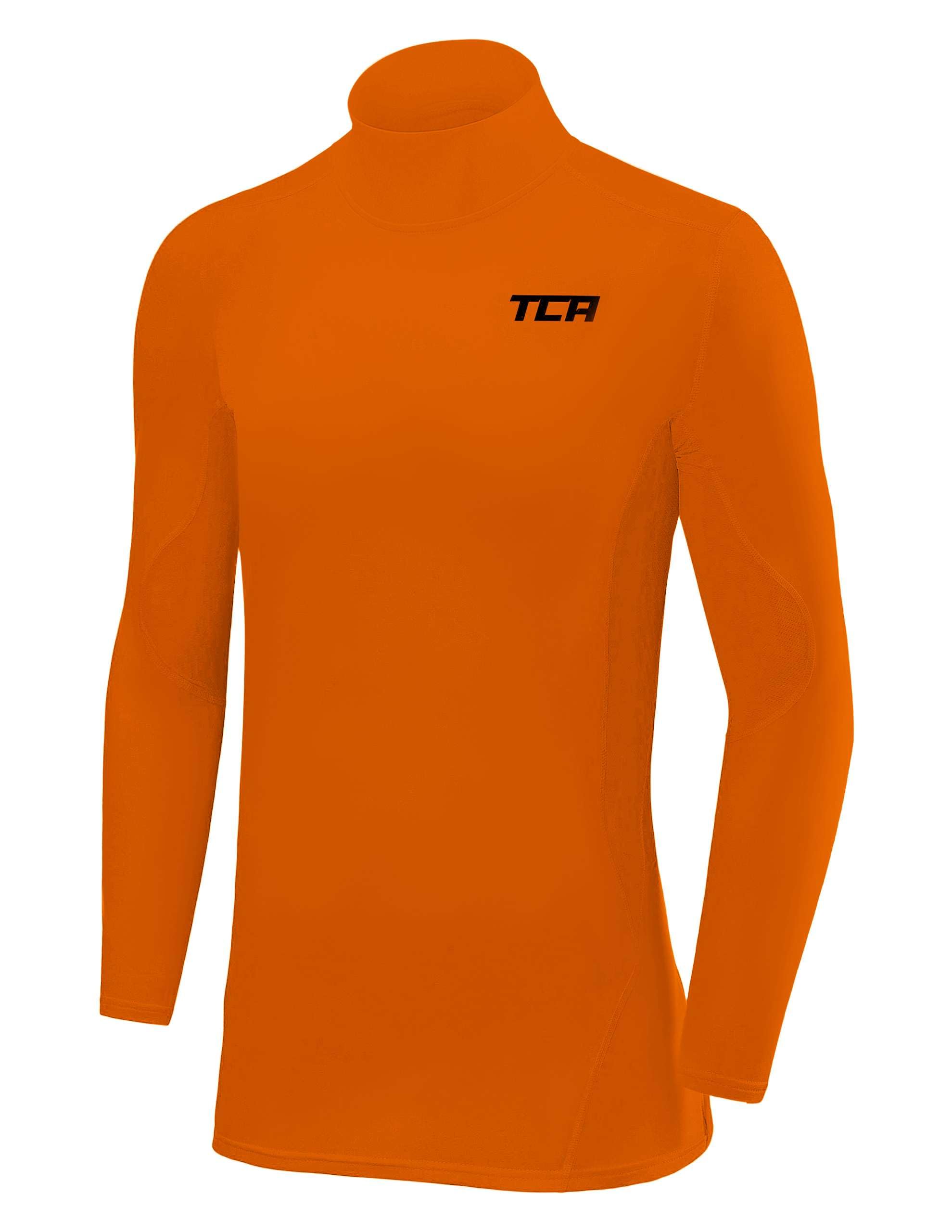 TCA SuperThermal T-Shirt Thermique Manches Longues Couche de Base de Compression pour Le Football et la Course pour Garçon