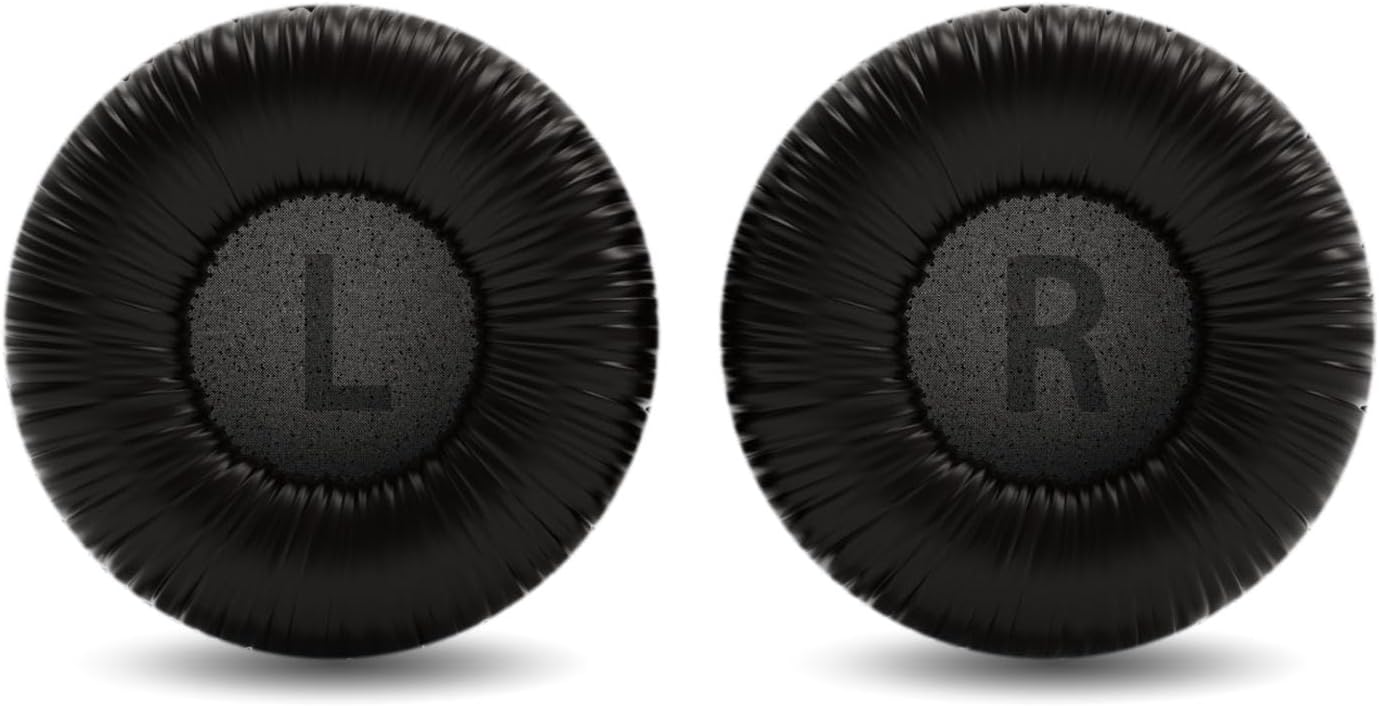 Replacement Ear Pads Compatible with JBL Tune 510BT / 520BT / 570BT / 500BT / 500 / 525BT / Junior 320BT / 320 / JR310BT, Sony WH-CH520 / MDR-ZX110 and More On-Ear Headphones Earpads Cushions Black