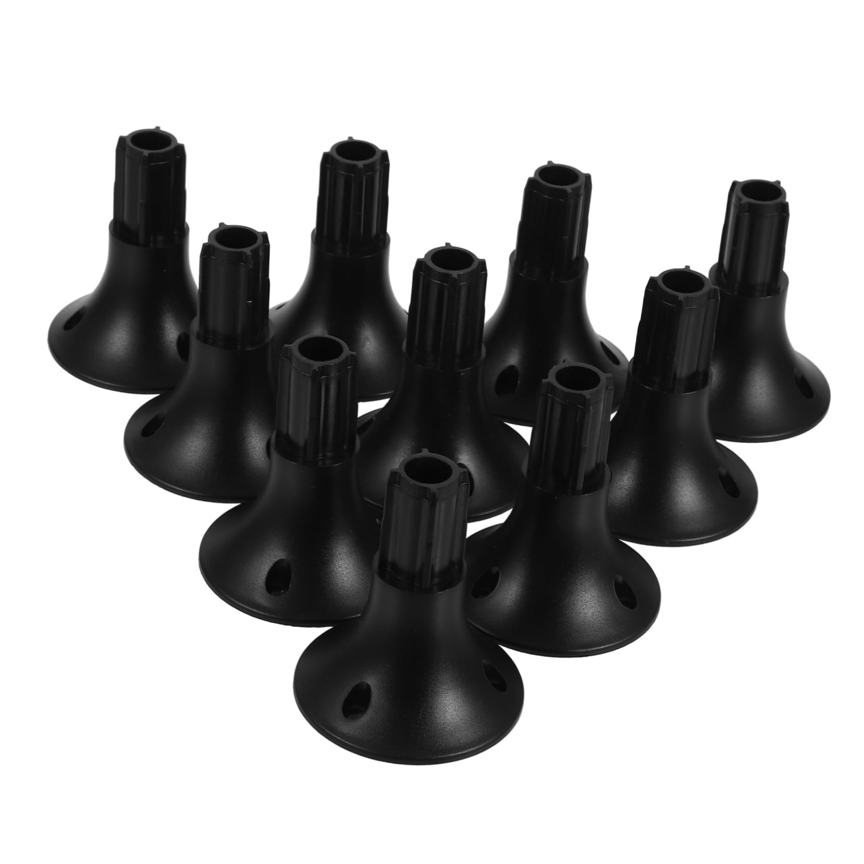 OSALADI 10pcs Solar Lawn Light Base Replacement Lamp Holder for Pathway Lighting Outdoor