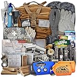 Sirius: Pre-Packed Bug Out Bag - 72 Hour Kit for 2 People - Bugout Backpack Survival Kit - Premium 50L Go Bag Tactical Backpack - Essential Bug Out Gear - Upgraded Survival Backpack (Tan)
