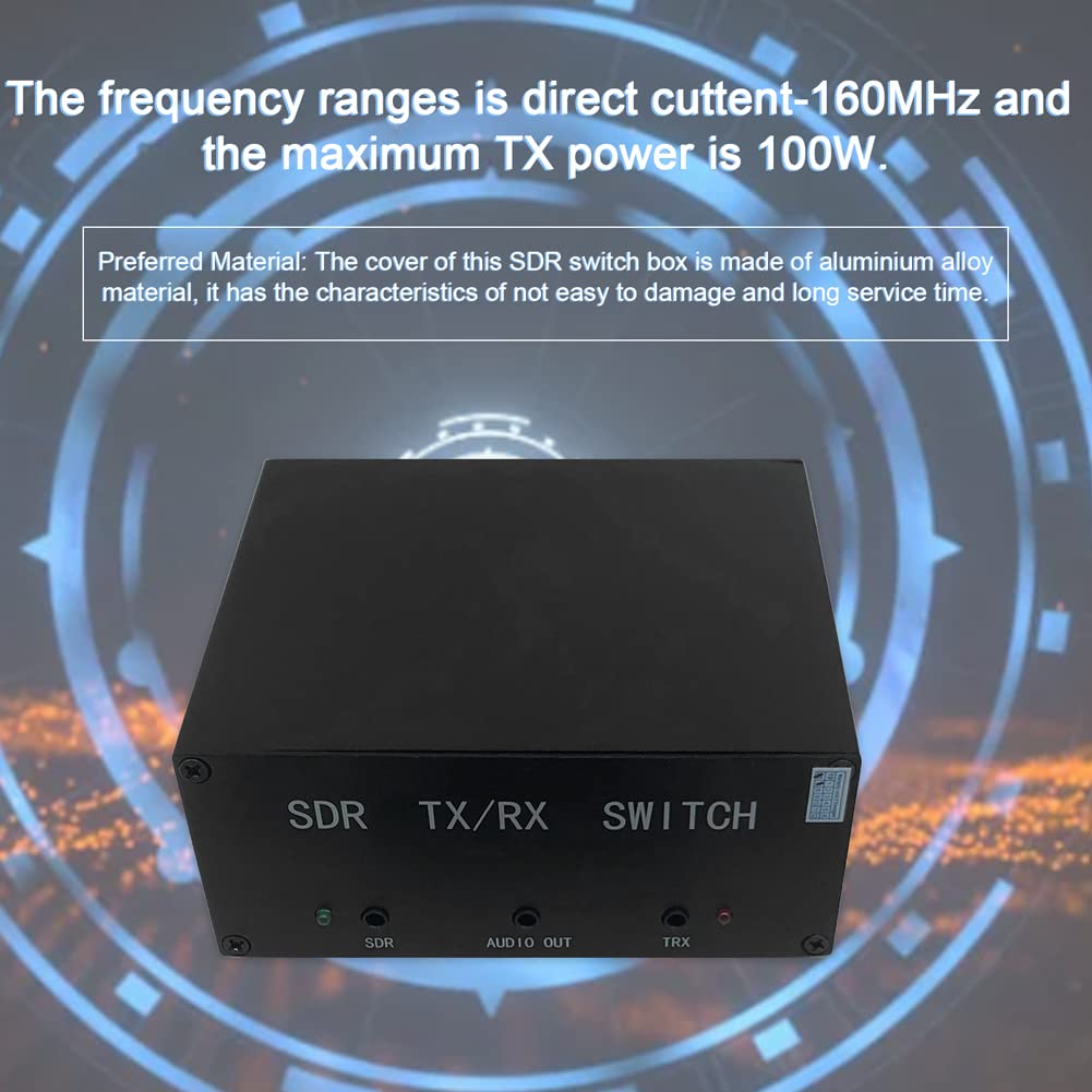 Karlak 160 100 W stop aluminium przenośny transmiter SDR, przełącznik radiowy, antena Sharer, praktyczne akcesorium do urządzeń sygnalizacyjnych